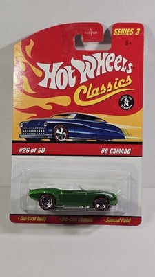 Hot Wheels Classics Series 3 #26/30 '69 Camaro Convertible - Spectraflame Green