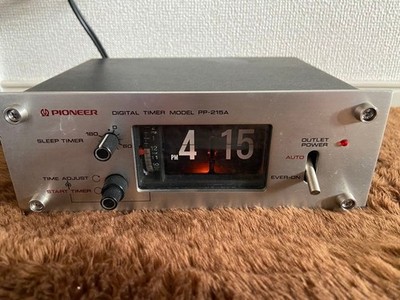 Pioneer デジタルタイマー PP-215A Pioneer PP-215A Digital timer model Alarm Flip Clock Audio