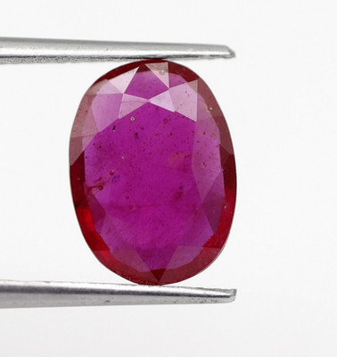 Bangkok Rubin 2.53 CT Natürlich Rosa Rot Farbe Facettiert Ovale Form Lose
