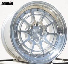 16x8 Silver Machined Lip Wheels Aodhan Ah04 Ah4 4x1004x114.3 15 Set Of 4 73. 16x8 Silver Machined Lip Wheels Aodhan Ah04 Ah4 4x1004x114.3 15 Set Of 4 73.