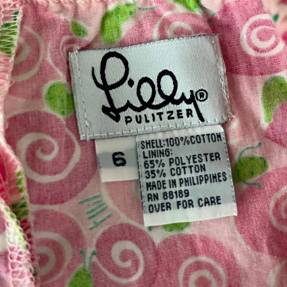 Lilly Pulitzer Y2K Rosa Caracol Rolls Royce Rosa Skort Vintage Etiqueta Blanca talla 8 Foto 4 de 4