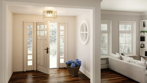 Quoizel PCDZ1716 Dazzle 16"W Flush Mount Square Ceiling Fixture - Black - Picture 7 of 12