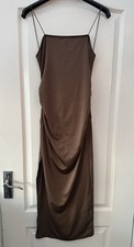 Shein Brown Midaxi Dress