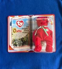 Ty Teenie Beanie Baby, Osito the Bear,International Bears II (1999) Mexico Bear