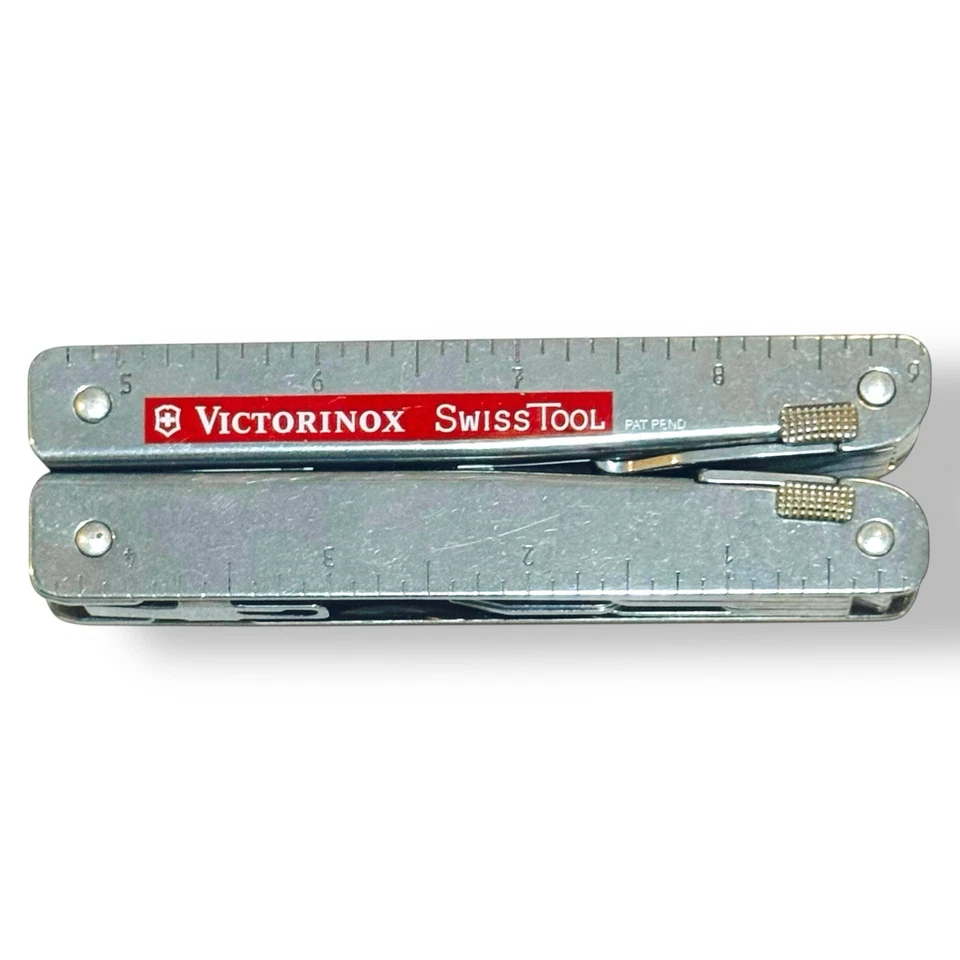 Victorinox SwissTool мульти инструмент из нержавеющей стали винтажный редкая Pat ожидание издание - Изображение 4 из 4