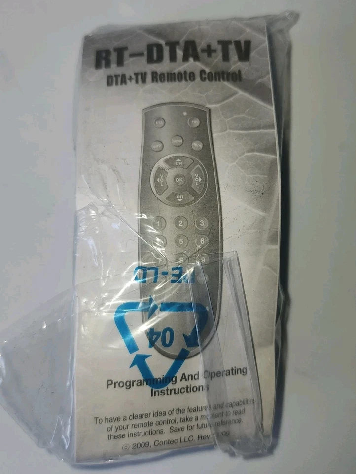 Motorola Universal RT-DTA+TV Remote Control New Sealed - Image 2 of 2