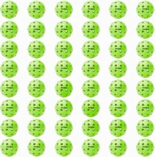 48 Pack Premium 40-Holes Outdoor Pickleball Balls, Meet USAPA Official