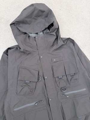 stussy gore tex wading shell jacket men's s black | eBay
