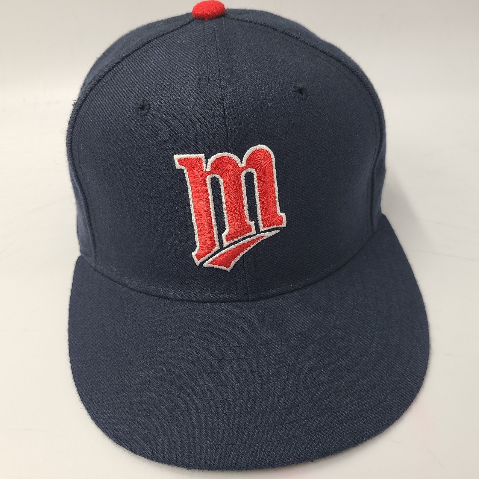 Vintage Minnesota Twins Hat Fitted 7 1/4 New Era 59Fifty Pro Model *TEAR READ*