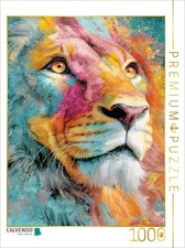CALVENDO Puzzle Neo expressive Tierportraits 1000 Teile Lege-Gr e 64 48 cm