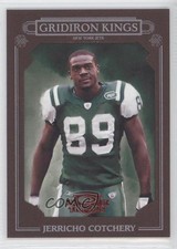 2007 Donruss Threads Pro Gridiron Kings Red Framed 20/100 Jerricho Cotchery 4p7
