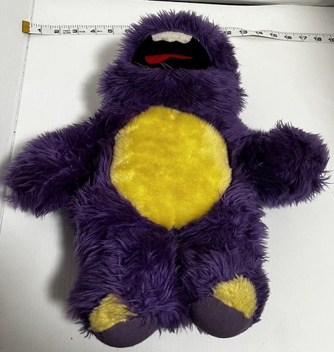 RARE Vintage Chuck E Cheese Mr Munch Purple Hairy Plush Pizza Time Theatre Inc. - Picture 9 of 9