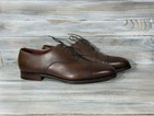 CROCKETT & JONES Audley Oxford Dark Brown Calf Leather Made In England