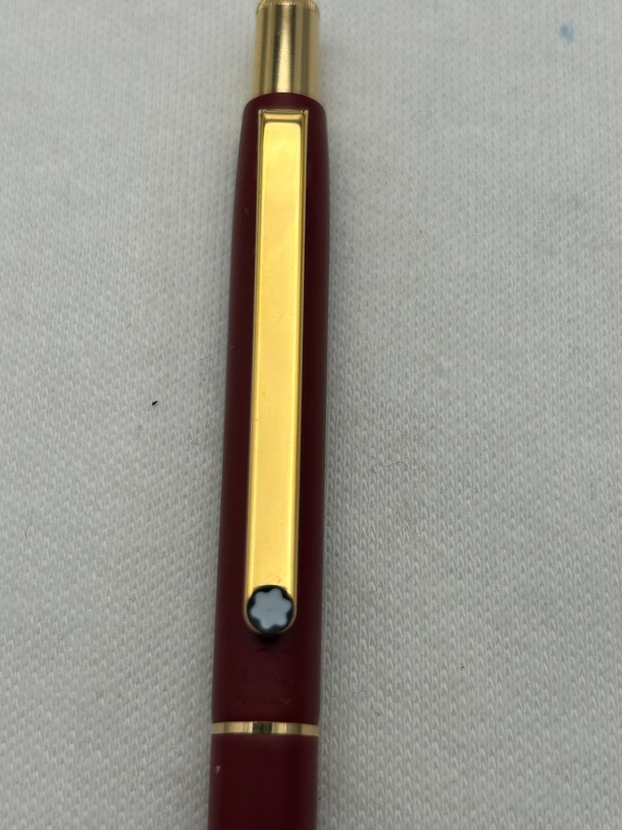 Montblanc Noblesse Slim Burgundy Mechanical Pencil-Mint | eBay