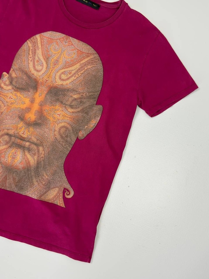 Etro Mens Print T Shirt Color Purple Size Xl | eBay