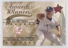 2002 Leaf Rookies & Stars Award Winners Don Mattingly #257 7v7