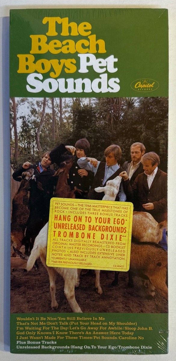 BEACH BOYS Pet Sounds SEALED 1990 CD IN LONG BOX Capitol Remaster