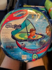 SwimWays Baby Spring Float w/ Sun Canopy   9  24 Months NIP