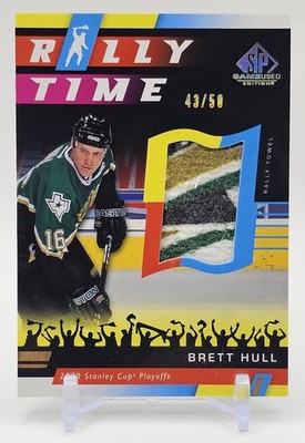2022-23 SP Game Used Brett Hull Rally Time /50 Stanley Cup Playoffs RT-7