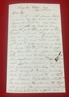 1865 Battle of Bentonville North Carolina Wounded Soldiers Civil War Letter