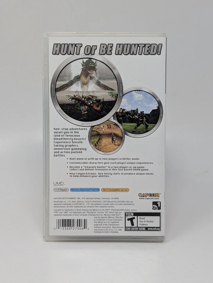 Monster Hunter Freedom (Sony PSP, 2006) Complete CIB w/ Reg Card - Image 2 of 3