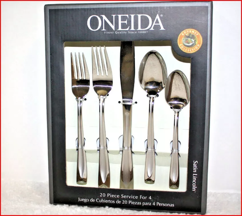 Oneida Legend 20 Piece Casual Flatware Set, Service for 4