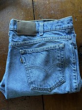 Vintage Levis USA Two horse Leather Tab Paper Tag Jeans 36w 32l 40840-0214