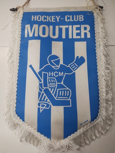 1991 Team Autographed Hockey Club Greece Moutier Pennant Flag Rebo-Nevenhof - Picture 4 of 10