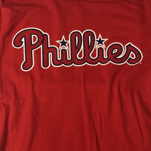 NWT Mens Majestic Hoskins Philadelphia Phillies Tee Size Small S - Picture 3 of 8