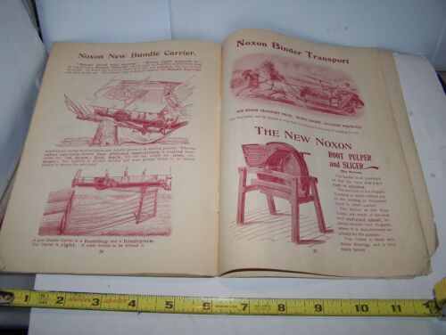 NOXON Company Farm Implement Sales CATALOG Harrow Disc Binder Mower Drill Reaper - Picture 14 of 16