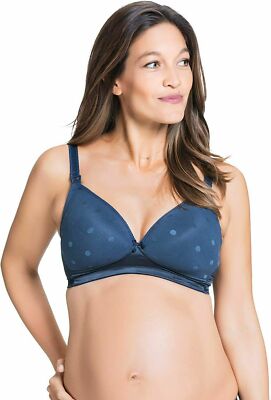 Cake Lingerie Mousse Wire-free Nursing Maternity Bra, Slate, 34B UK/ 34B US