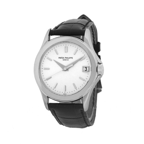 PATEK PHILIPPE 18K White Gold 37mm Calatrava Grande Taille 510...