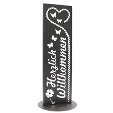 Gartenschild Anthrazit