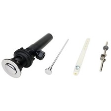 Bathroom Faucet Vanity Sink Plastic Pop-Up Drain with Overflow Chrome Finish