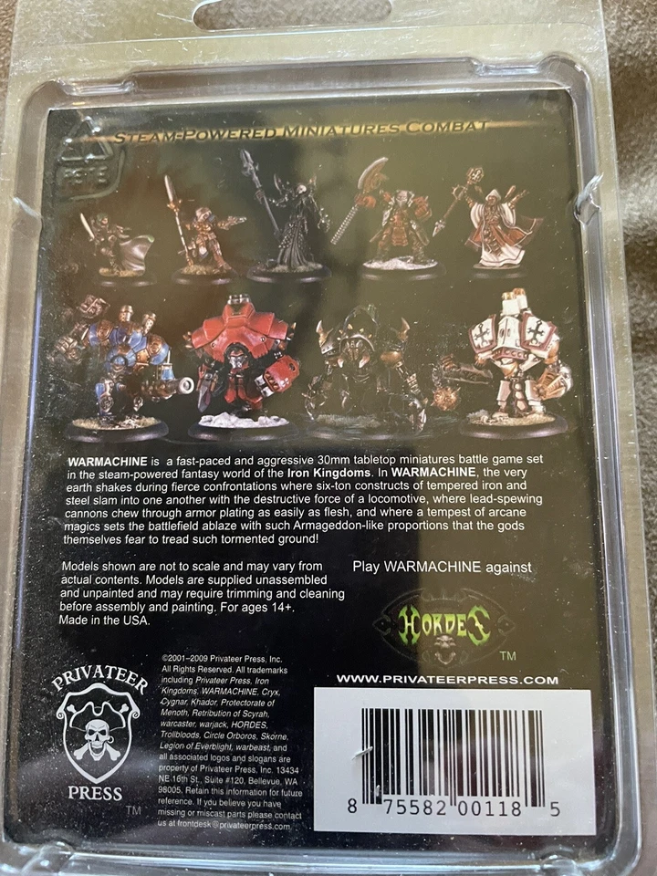 Warmachine Protectorate of Menoth Exemplar Seneschal Solo PIP 32028 New - Image 2 of 2