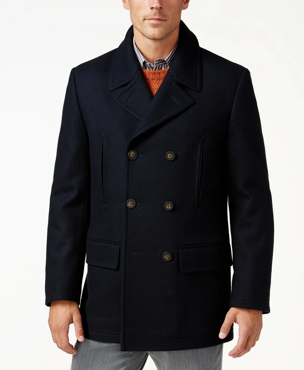 Wool Peacoat With Removable Lining - Ready to Wear