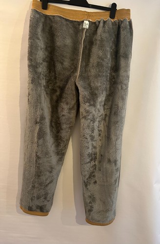 Men's Fleece Lined Warm Brown Jogging Bottom Elastic Waist. - Picture 4 of 4