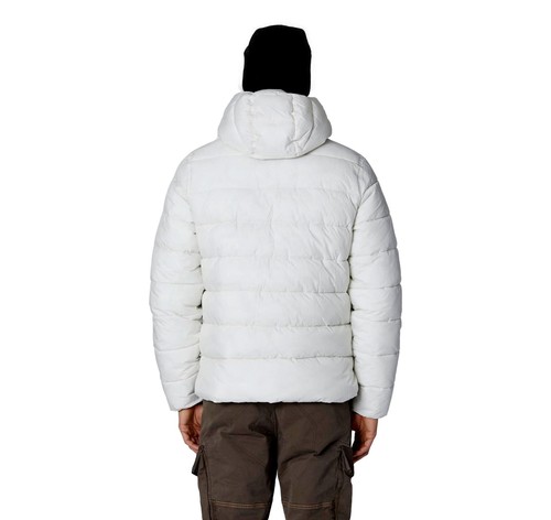 AERONAUTICA MILITARE Giubbino Imbottito Uomo Con Cappuccio AB2184 Colore Bianco - Foto 3 di 5