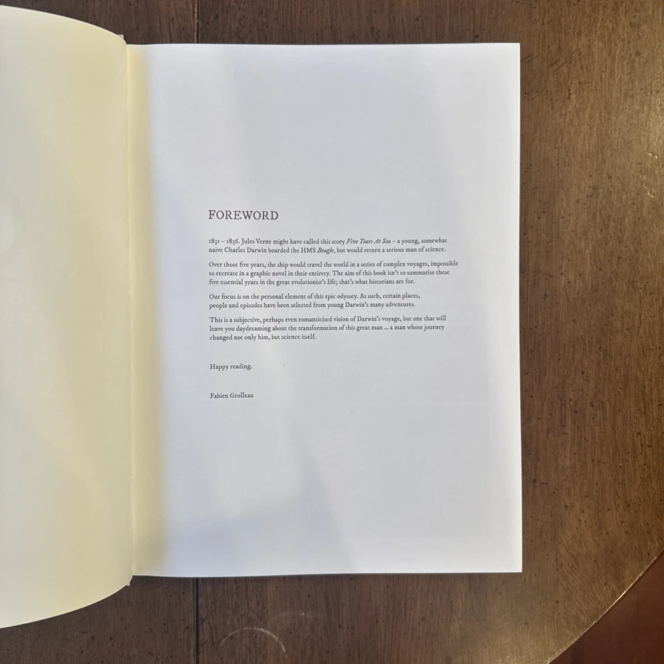 Darwin: Un viaje excepcional - Grolleau, Fabien tapa dura ilustrado ¡Bonito! Foto 3 de 4