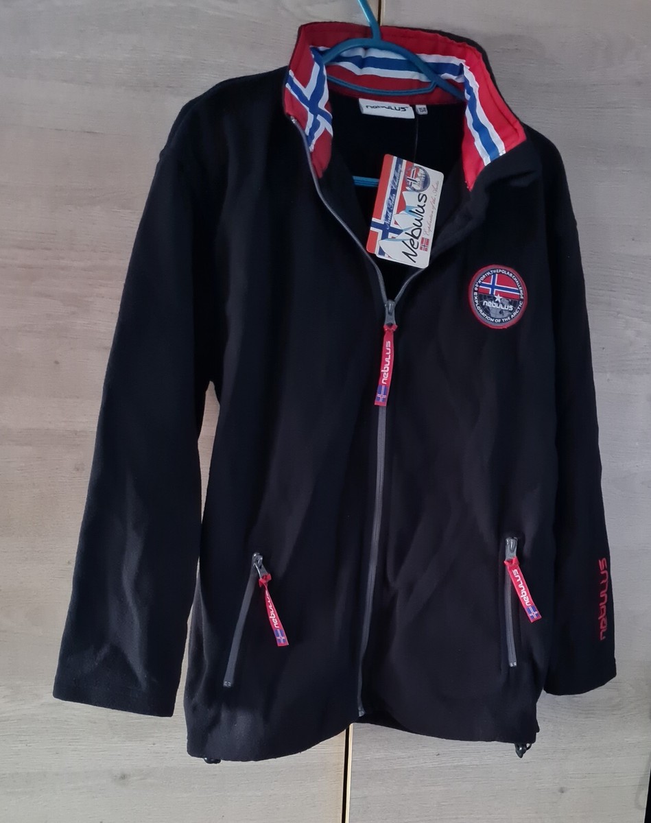 NEBULUS 90 Degrees North Polar Challenge Women's Fleece Jacket, size 158,  Black