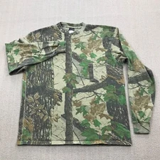 Vintage Realtree Camouflage Shirt Mens XL 90s Pocket Tee Rattlers Brand Grunge
