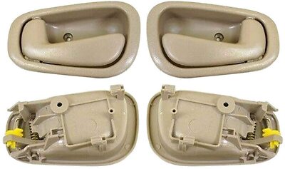Tan Beige Inside Door Handle Handel For Toyota CoroZLa Chevrolet Prizm 4pcs ZL.