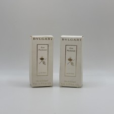2x Eau Parfumee Au the Blanc By Bvlgari For Women Mini EDC Perfume Splash .17oz