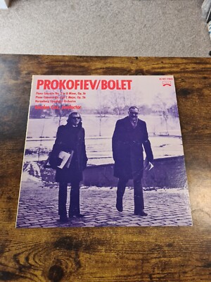 Prokofiev - Bolet - Piano Concerto No 2 in G Minor / No 3 in C Major - US - 1973
