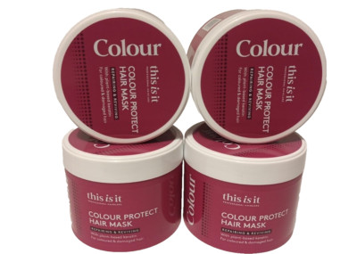 ( 4x300ml)This is it-COLOR PROFESSIONELLE HAARPFLEGE Farbschutz-Haarmaske REPAR
