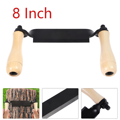 #ad #ad 8Inch Felled Draw Shave Knife Straight Draw Knife For Woodworking Debarking Tool $22.00