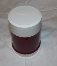 Plastic THERMOS Maroon 10 oz Insulated Food Jar Wide Mouth