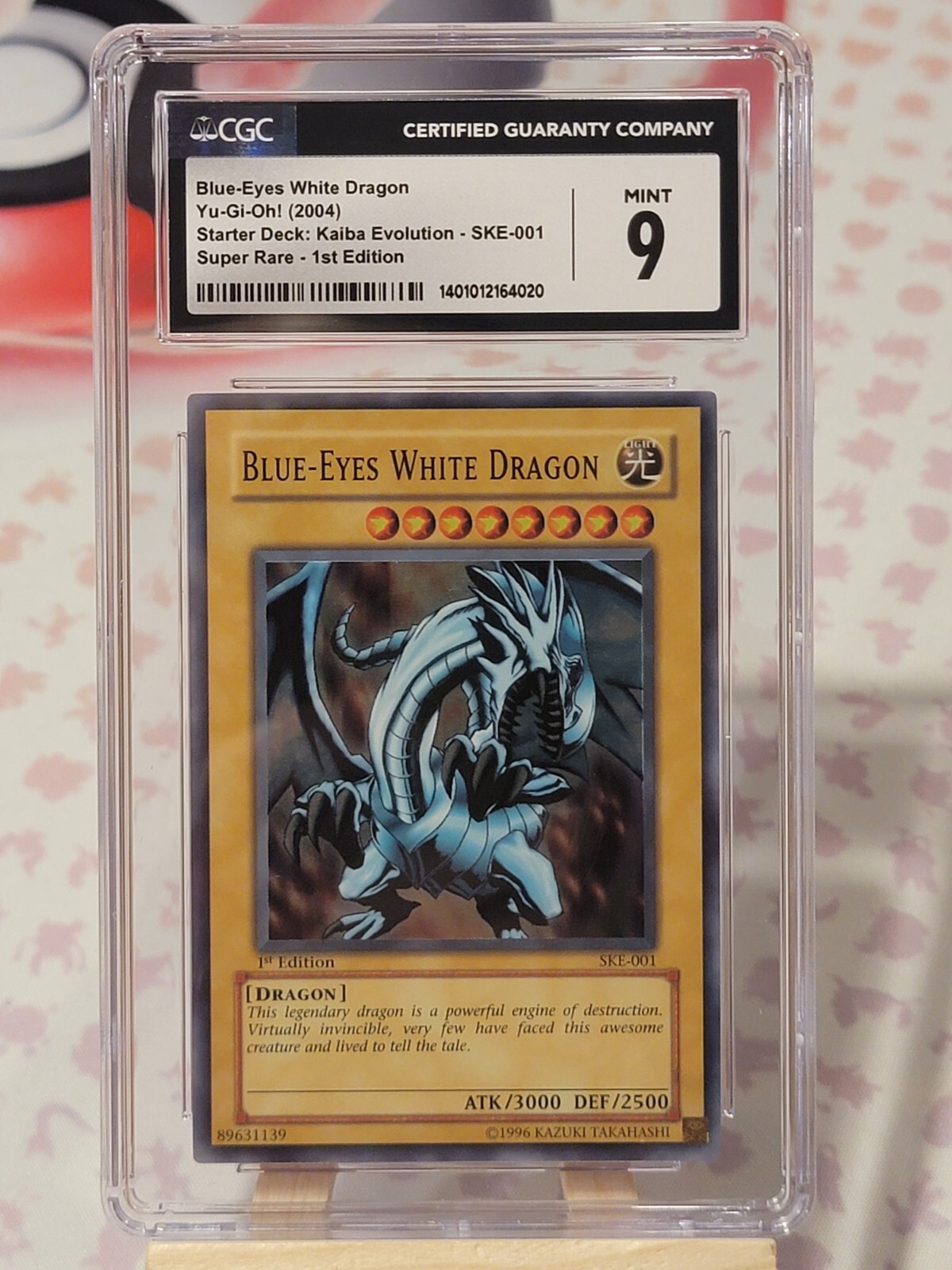 2004 YuGiOh! 1st Edition BlueEyes White Dragon SKE001 Grade 9 eBay