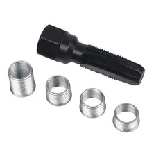 Useful M14x1.25mm Fit for 14mm Spark Plug Helicoil Thread Reamer Tap Repair Kit