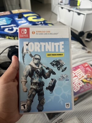 Fortnite: Deep Freeze Bundle (Switch, 2018) Codes Both Used